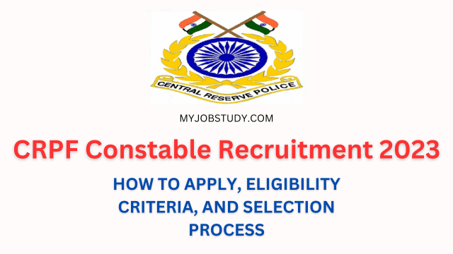 CRPF Constable Recruitment 2023